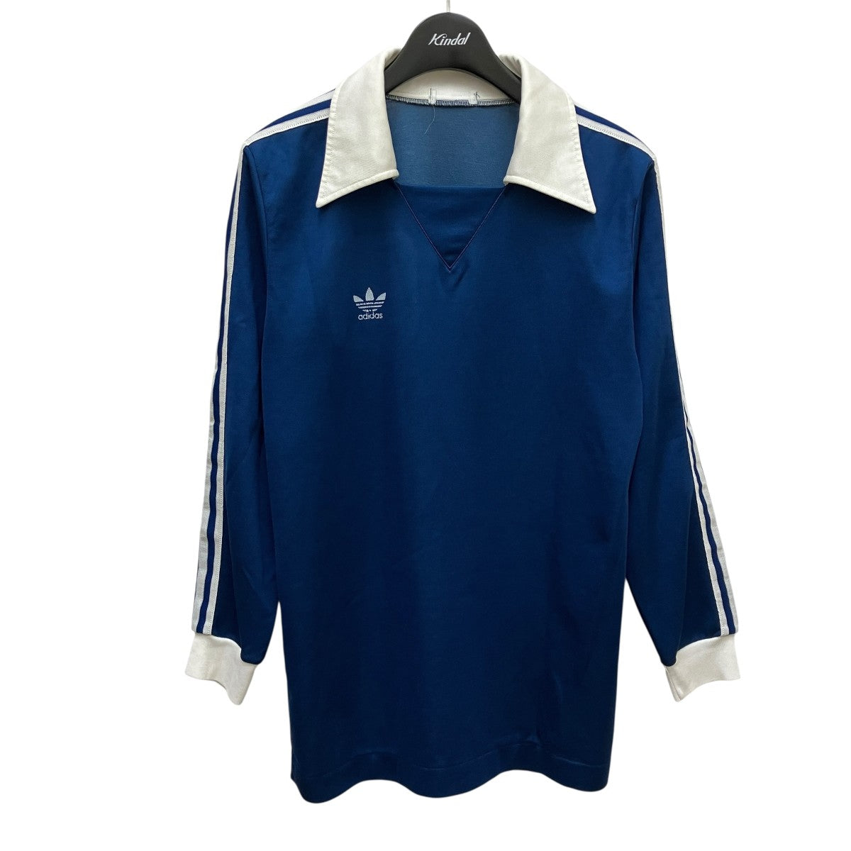 adidas originals デサント製 vintageプルオーバーシャツ 古着・中古-1枚目のアイテム画像