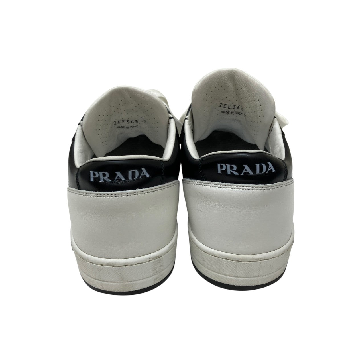PRADA(プラダ) スニーカー2EE363 2EE363 ブラック×ホワイト