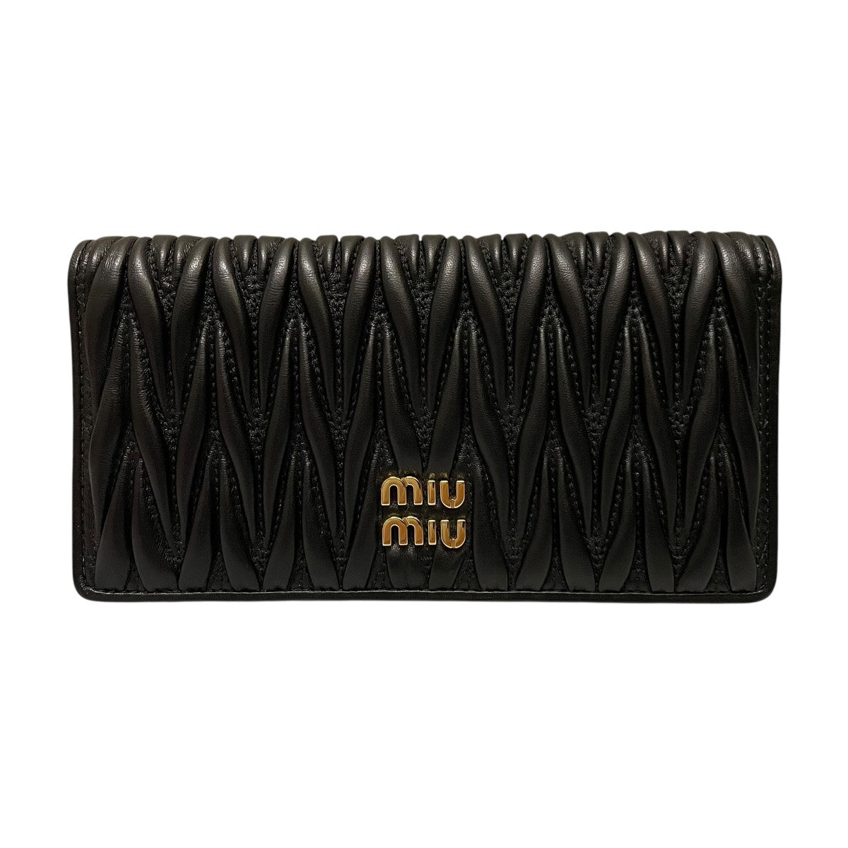 ☆人気☆【MIU MIU】☆マトラッセ ジップアラウンド 長財布☆ MIU MIU(ミュウミュウ) マトラッセジップアラウンド長財布5MV027