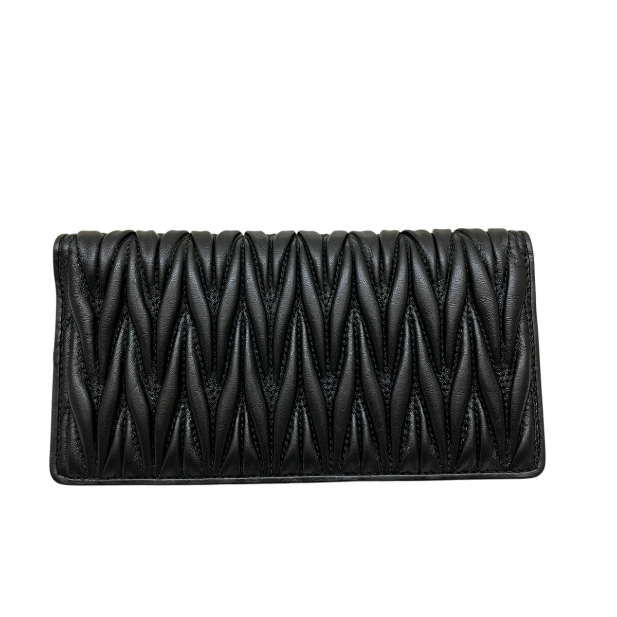 ☆人気☆【MIU MIU】☆マトラッセ ジップアラウンド 長財布☆ MIU MIU - MIU MIU ミュウミュウ マテラッセ ジップ アラウンド
