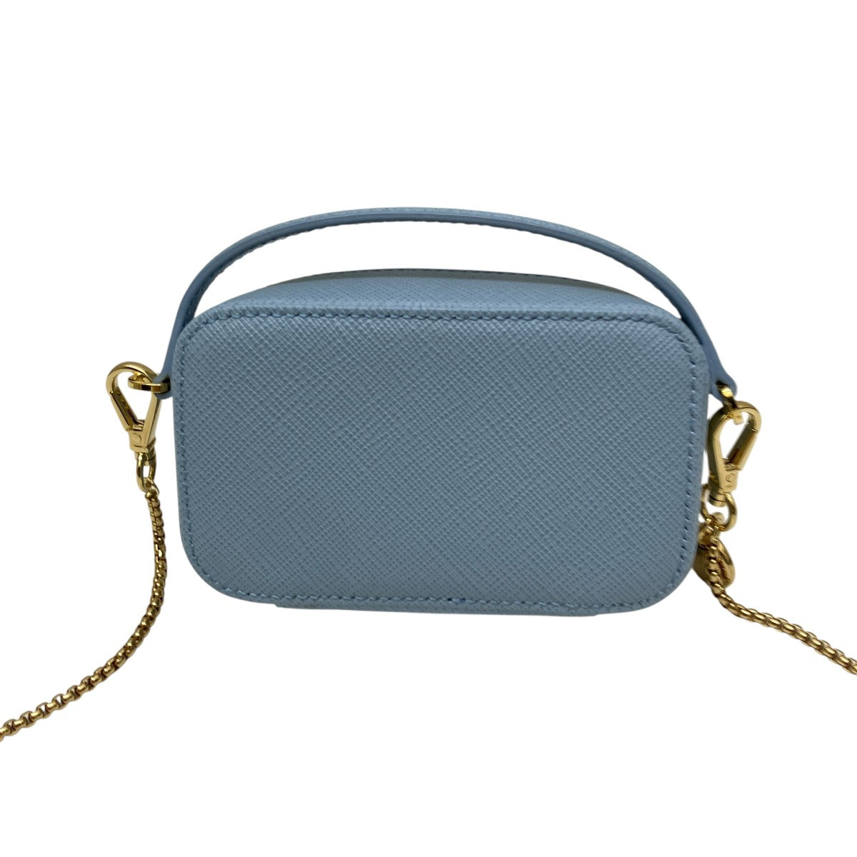 PRADA サフィアーノトライアングル ミニポーチミニショルダーバッグ1NR025 古着・中古-4枚目のアイテム画像