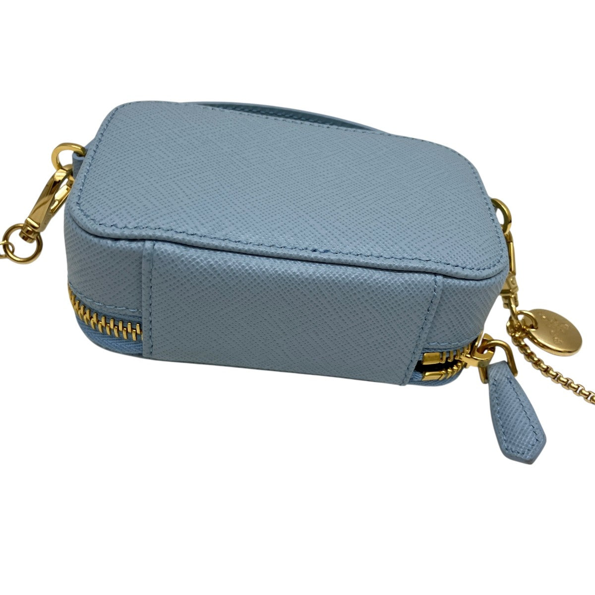 PRADA サフィアーノトライアングル ミニポーチミニショルダーバッグ1NR025 古着・中古-5枚目のアイテム画像