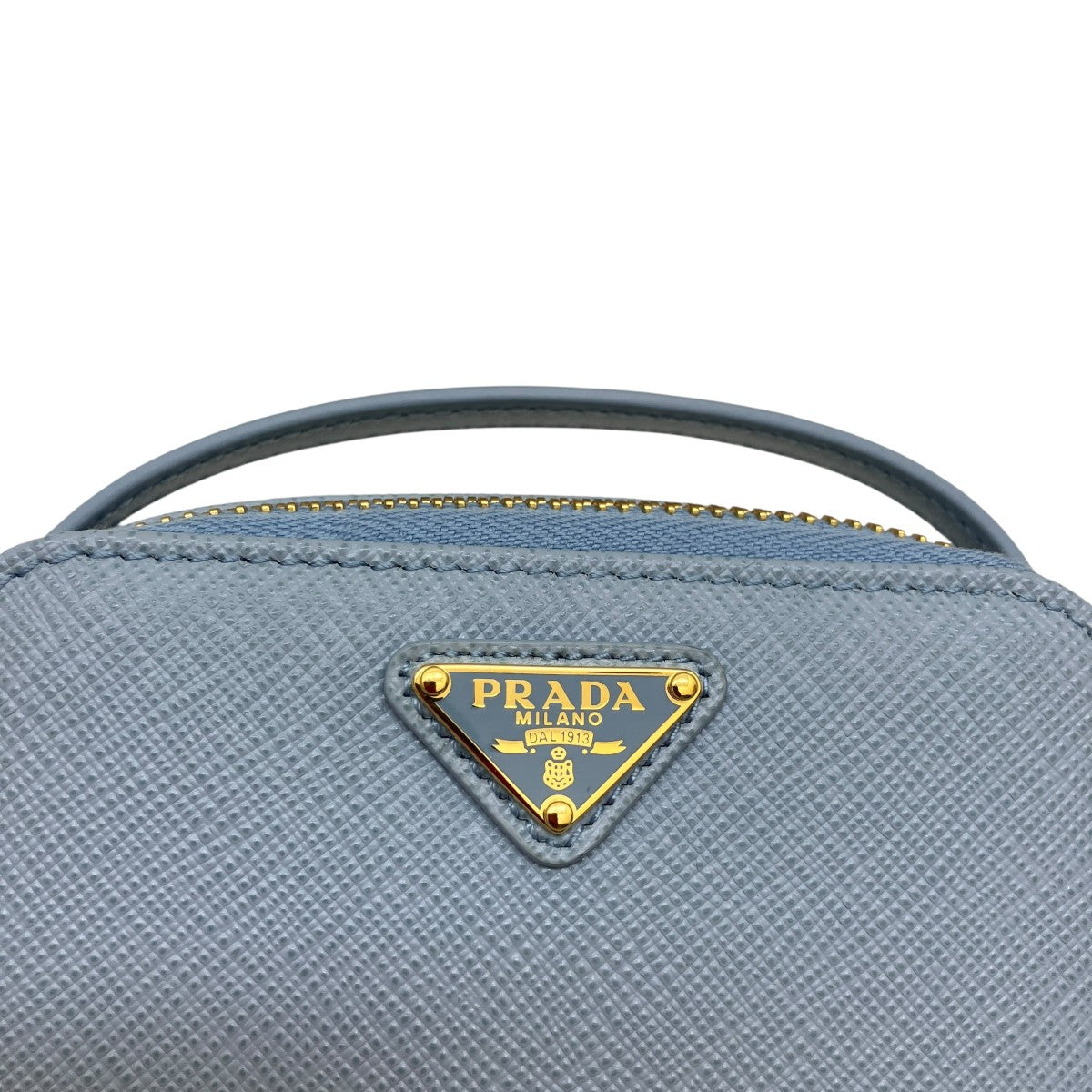 PRADA サフィアーノトライアングル ミニポーチミニショルダーバッグ1NR025 古着・中古-6枚目のアイテム画像