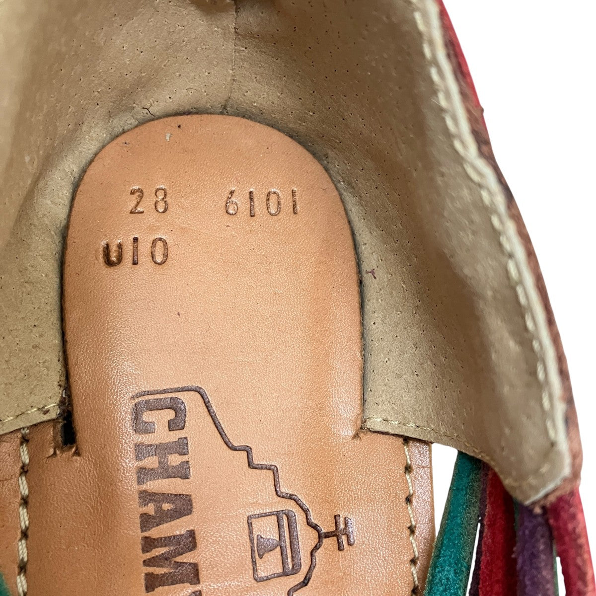 極美品✨CHAMULA チャムラ メキシコ レザーサンダル 編み込みサンダル 2025年最新】chamula サンダルの人気アイテム - メルカリ