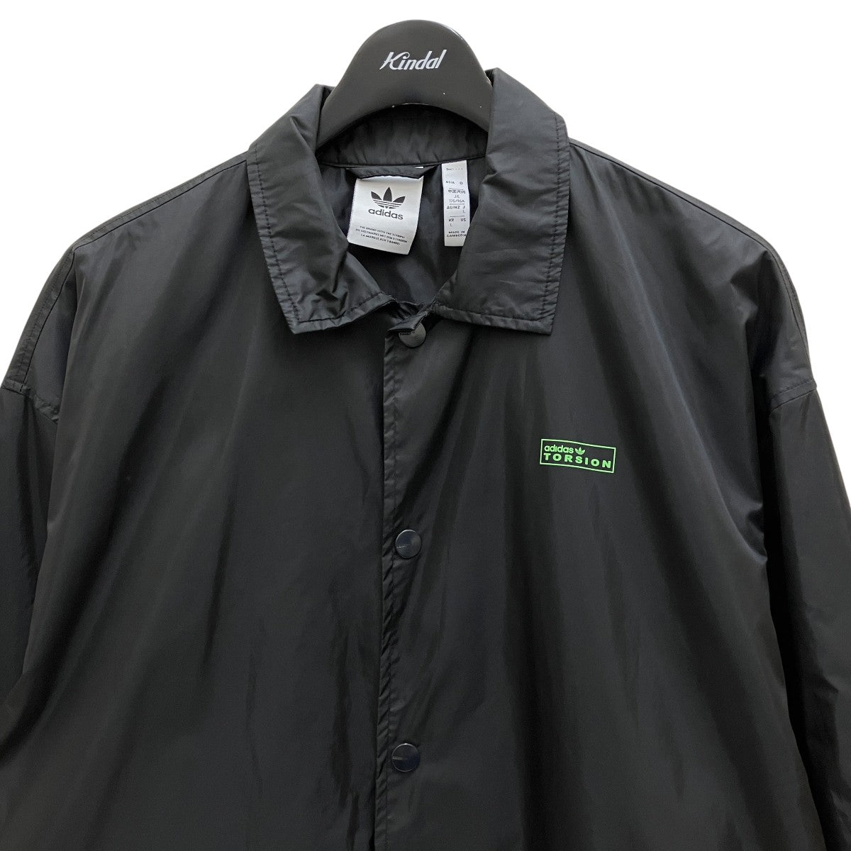 adidas アディダス コーチジャケット ブルゾン XL 黒 白 13633 楽天市場】アディダス adidas ジャケット メンズ サテン コーチ