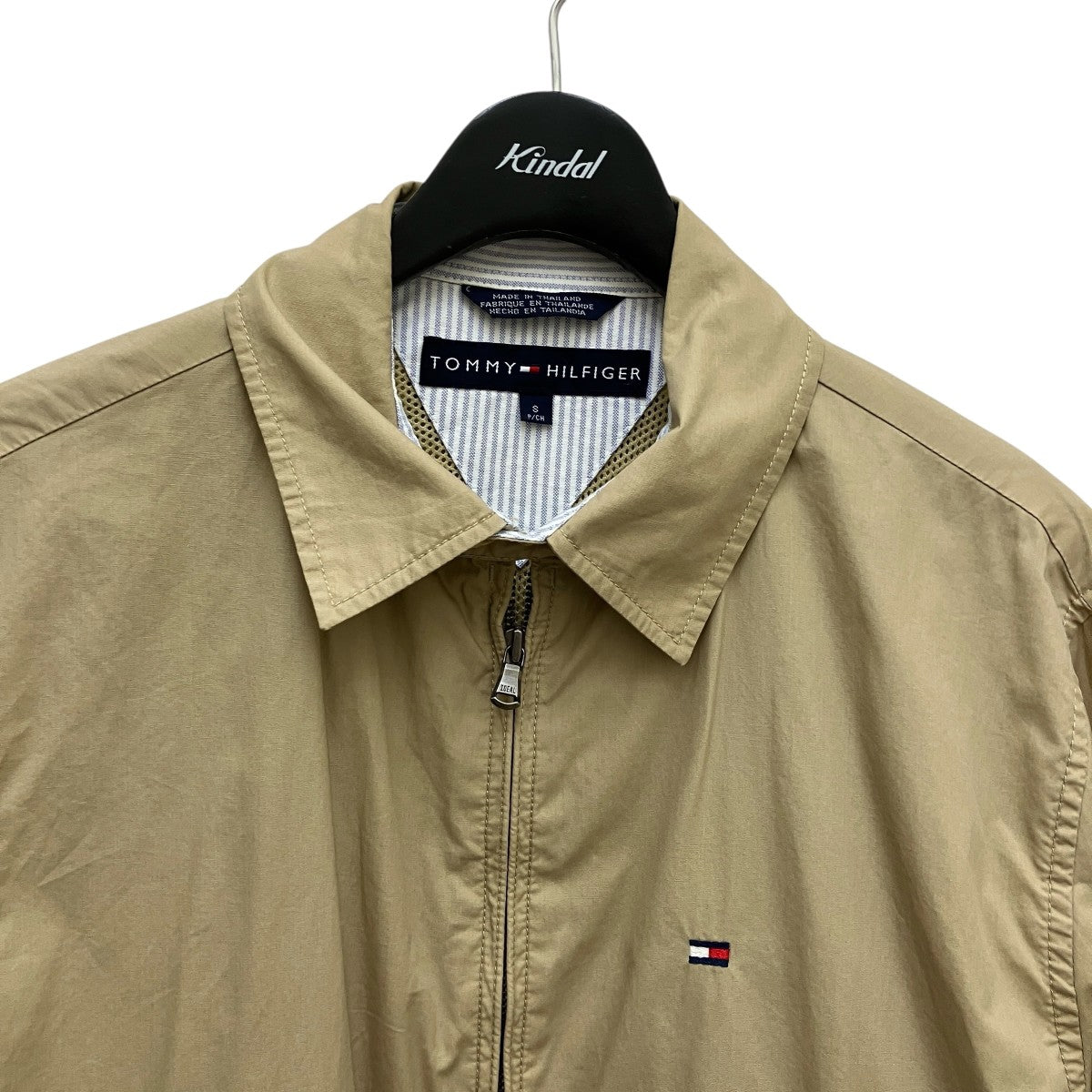訳アリ 日本未発売 トミーヒルフィガー 羊革 スイングトップブルゾン 黒XXL TOMMY HILFIGER(トミーヒルフィガー) スイングトップ ベージュ