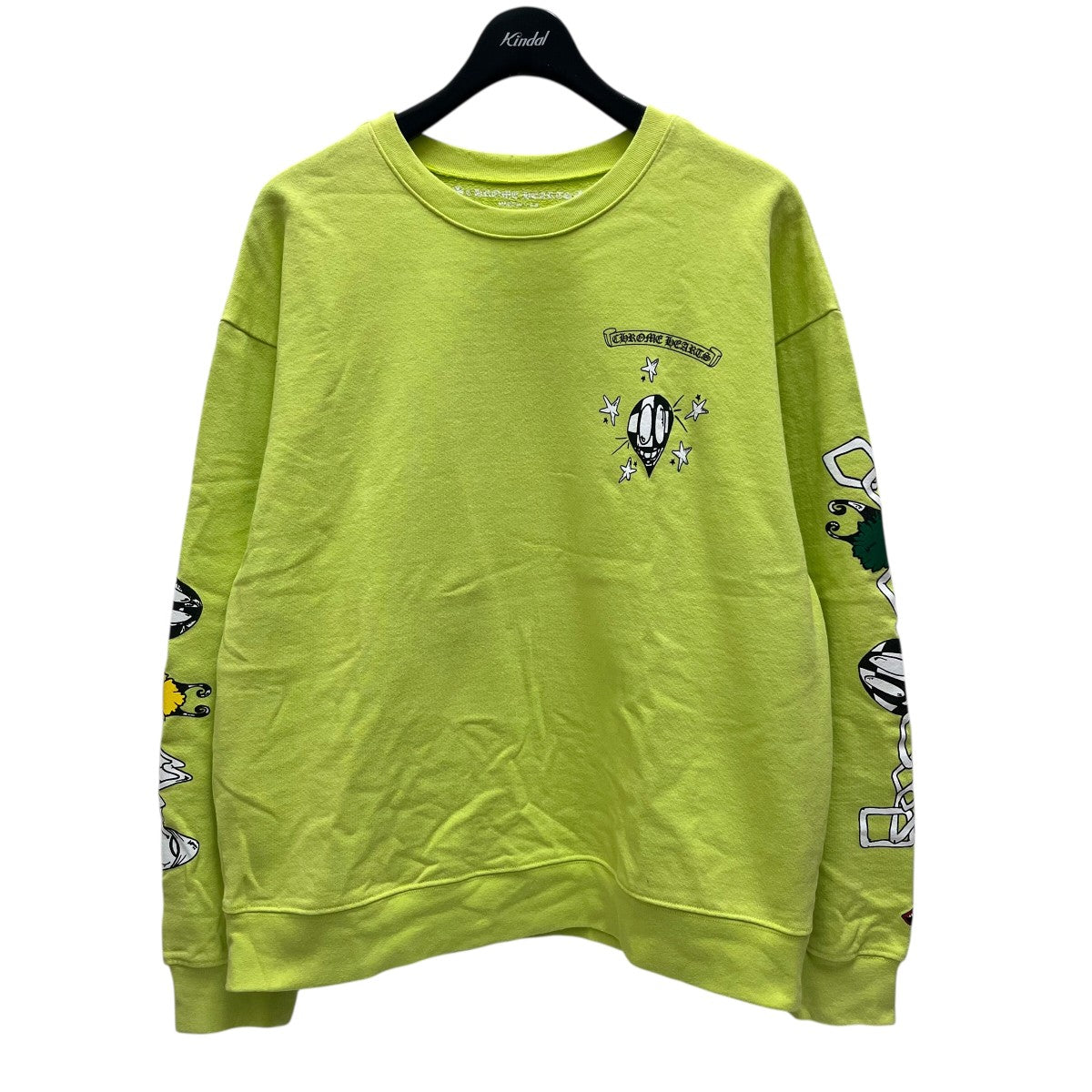 CHROME HEARTS(クロムハーツ) クルーネックスウェット イエロー