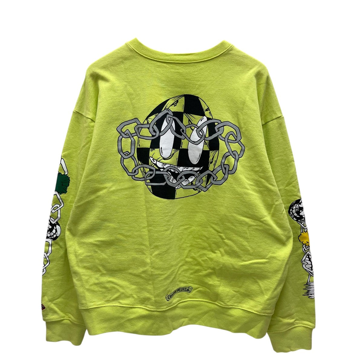 CHROME HEARTS(クロムハーツ) クルーネックスウェット イエロー