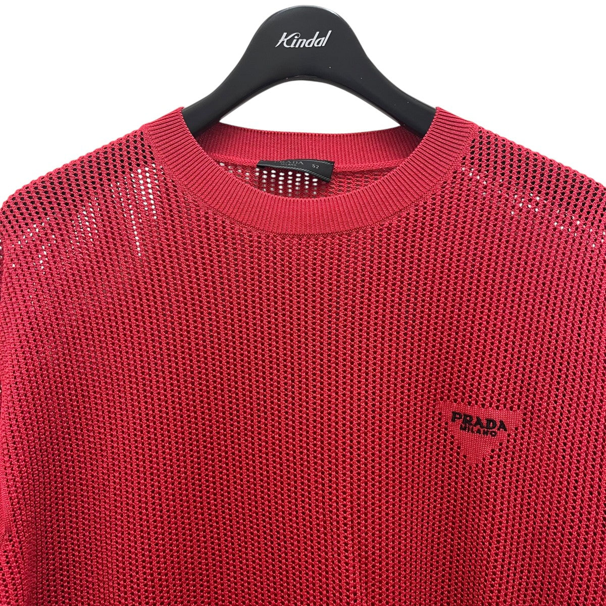 PRADA 半袖メッシュニットS221 1020 古着・中古-3枚目のアイテム画像
