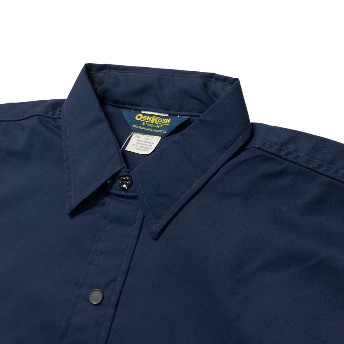 OSH KOSH B’gosh 70S デッドストック綿ポリワークシャツ 古着・中古-3枚目のアイテム画像