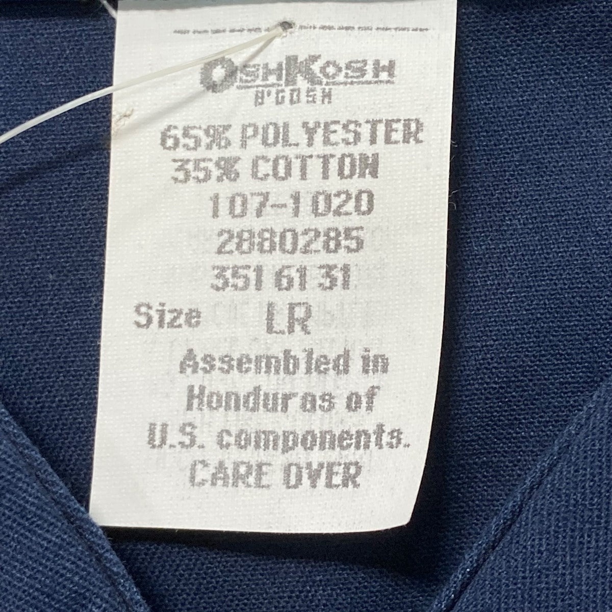 OSH KOSH B’gosh 70S デッドストック綿ポリワークシャツ 古着・中古-6枚目のアイテム画像