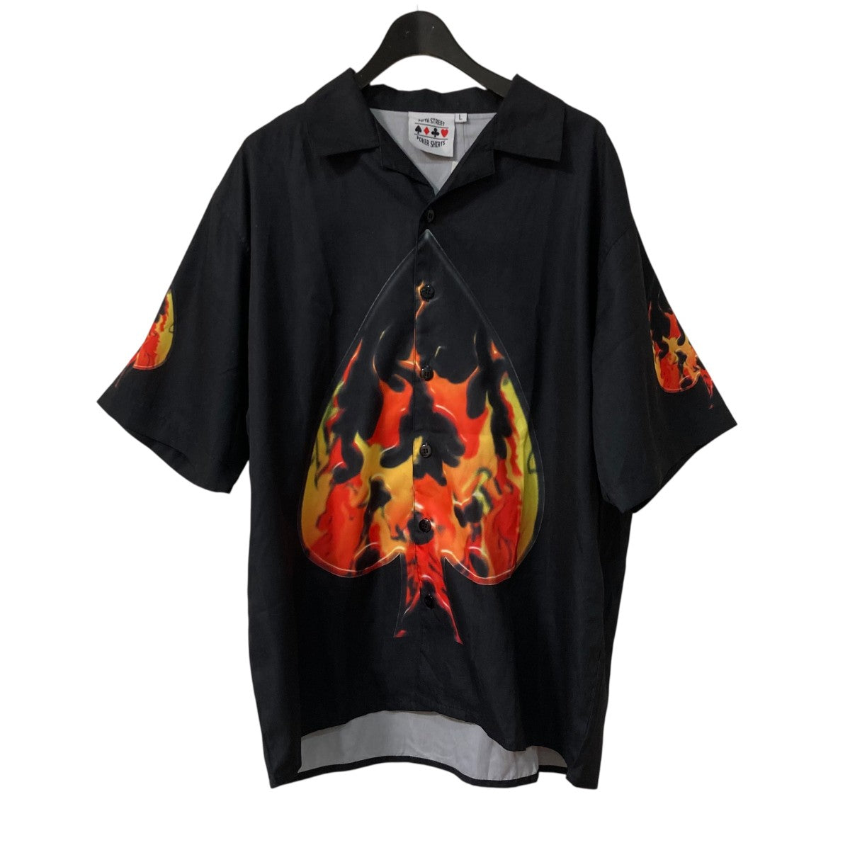 FIFTH STREET デットストックポリエステル半袖シャツ 古着・中古-1枚目のアイテム画像