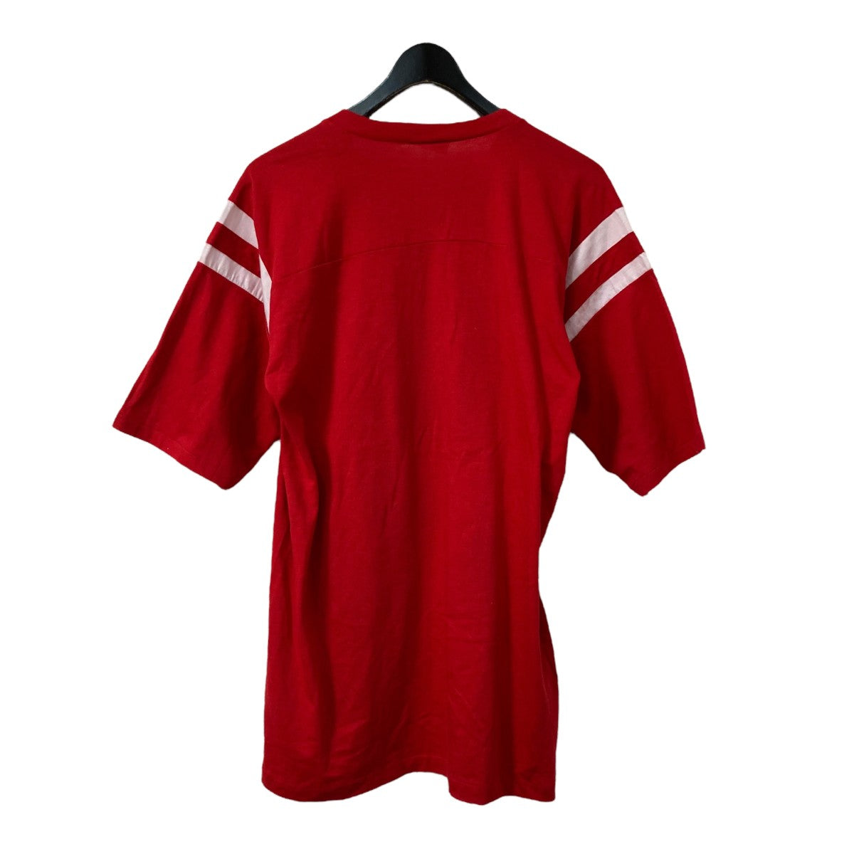 70S ベルバシーンリンガーネック USA製綿ポリ半袖Tシャツ