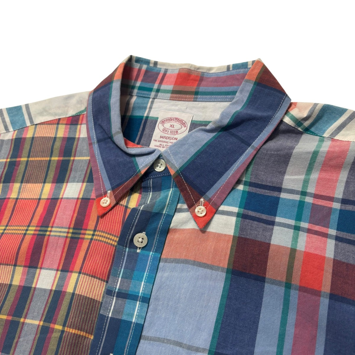 BROOKS BROTHERS コットン半袖シャツ 古着・中古-3枚目のアイテム画像