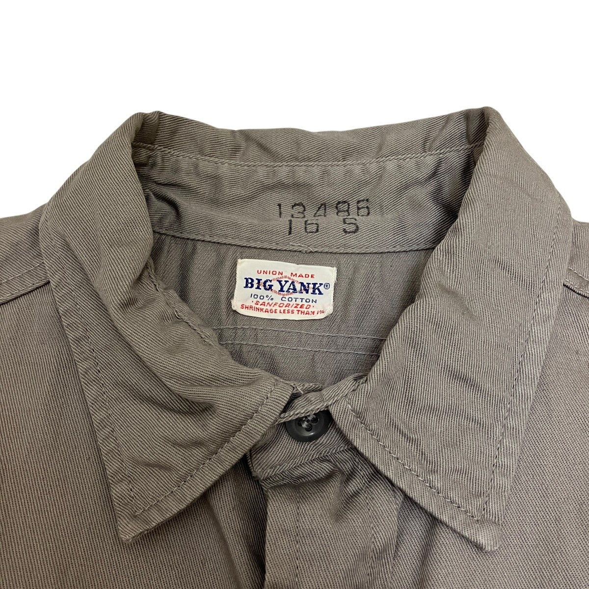 BIG YANK 50-60s vintageワークシャツ 古着・中古-5枚目のアイテム画像
