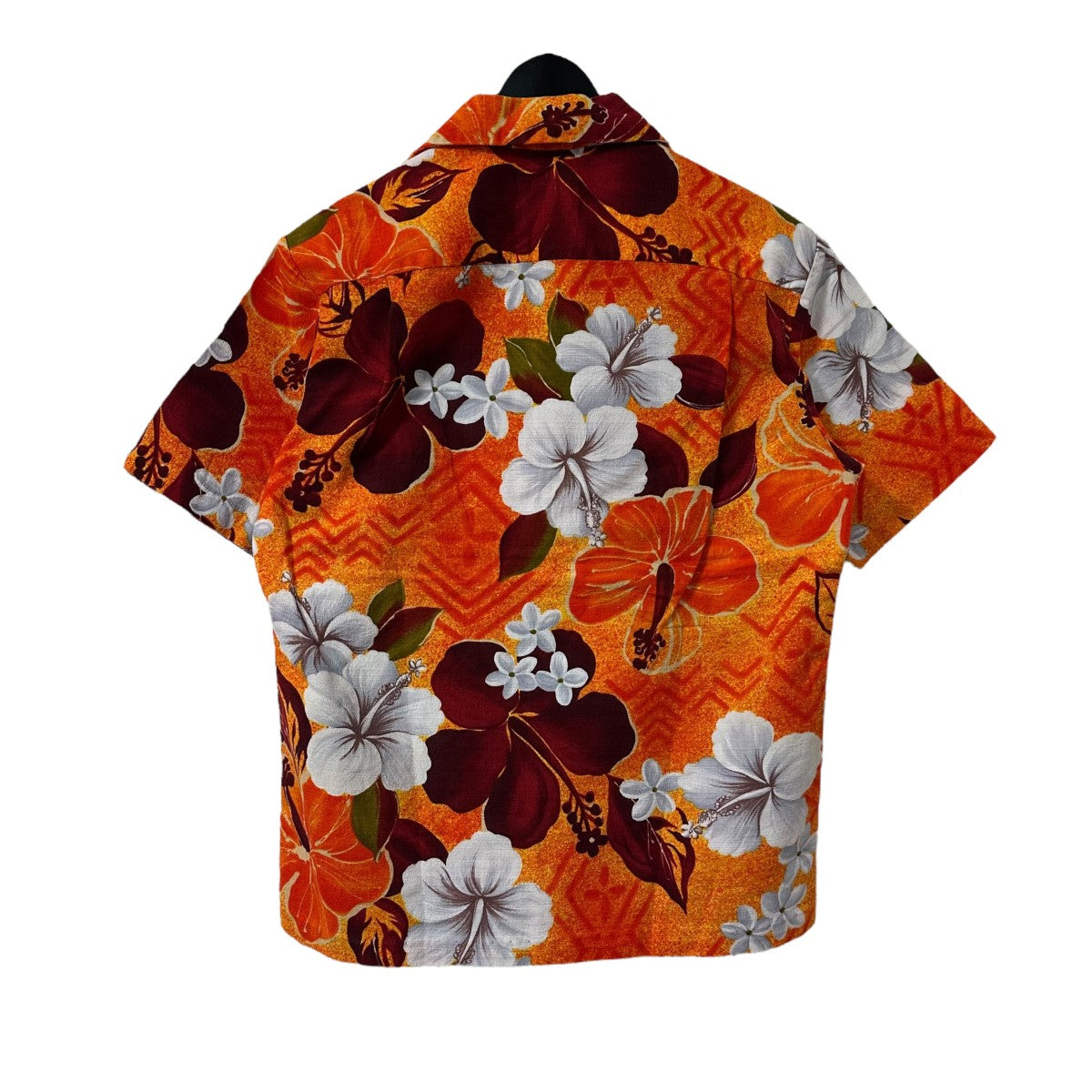 ui maikai(ウイマイカイ) 70Sアロハシャツ オレンジ サイズ 記載なし