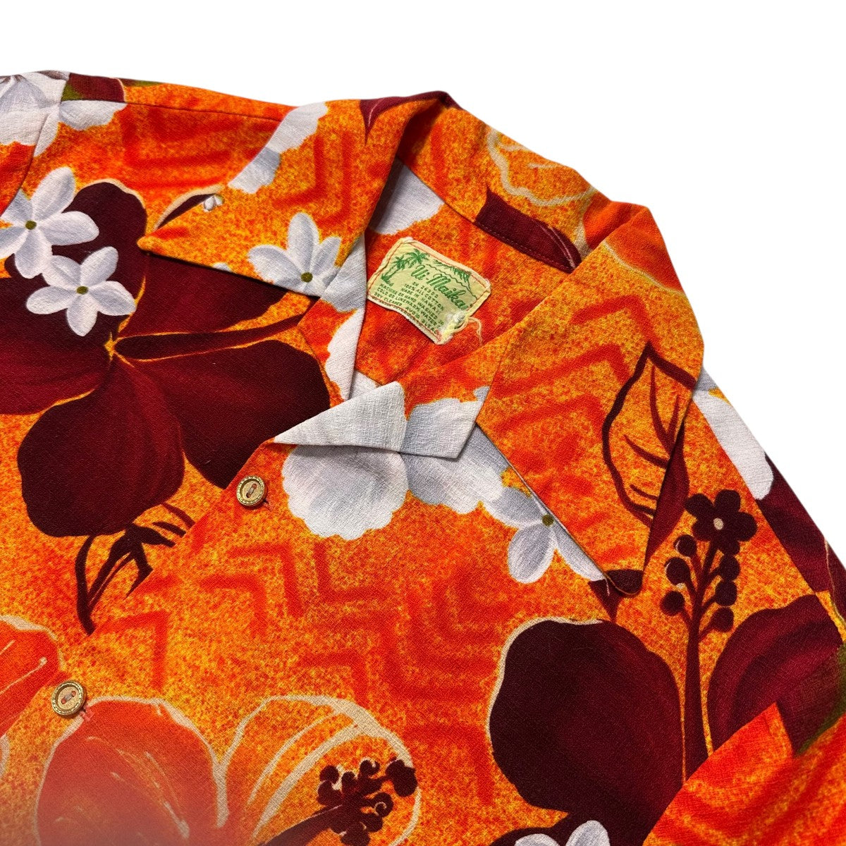ui maikai 70Sアロハシャツ 古着・中古-3枚目のアイテム画像
