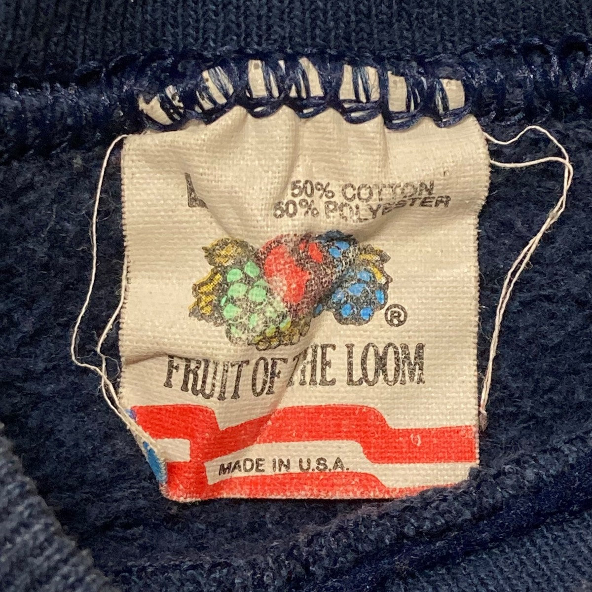 【古着】 US製 90s FRUIT OF THE LOOM スウェット 90s・USA製】フルーツオブザルーム 無地スウェット グリーン