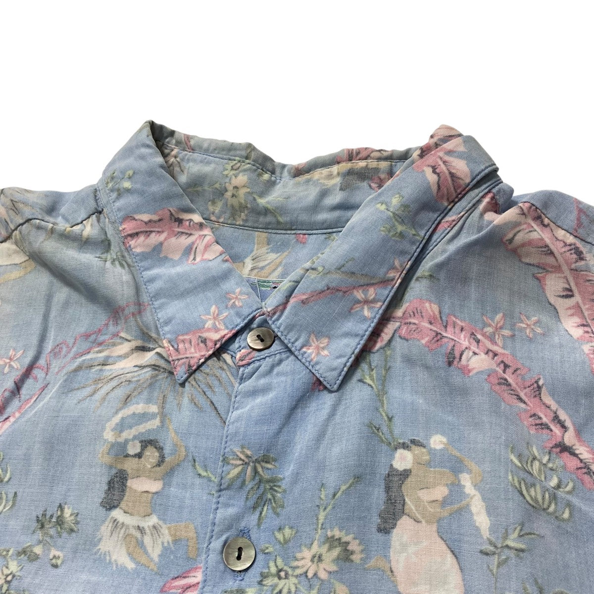 reyn spooner 80-90Sレーヨン半袖シャツ 古着・中古-3枚目のアイテム画像