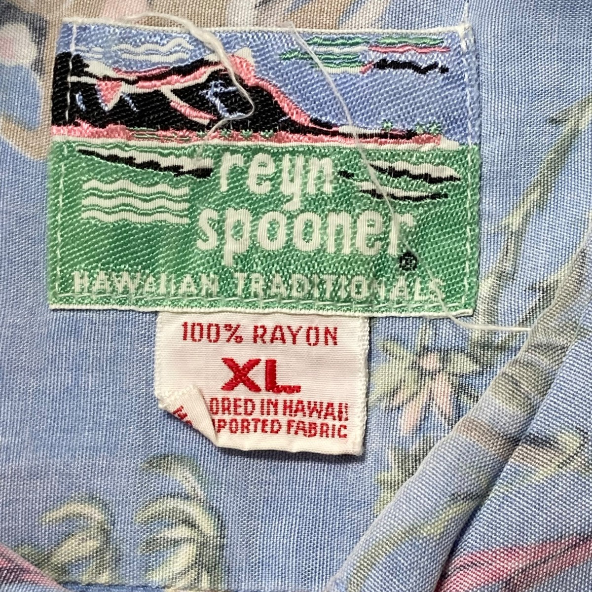 reyn spooner 80-90Sレーヨン半袖シャツ 古着・中古-6枚目のアイテム画像