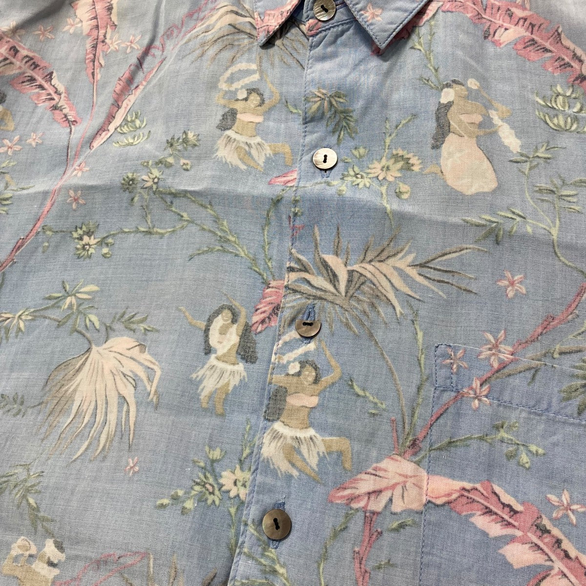 reyn spooner 80-90Sレーヨン半袖シャツ 古着・中古-7枚目のアイテム画像