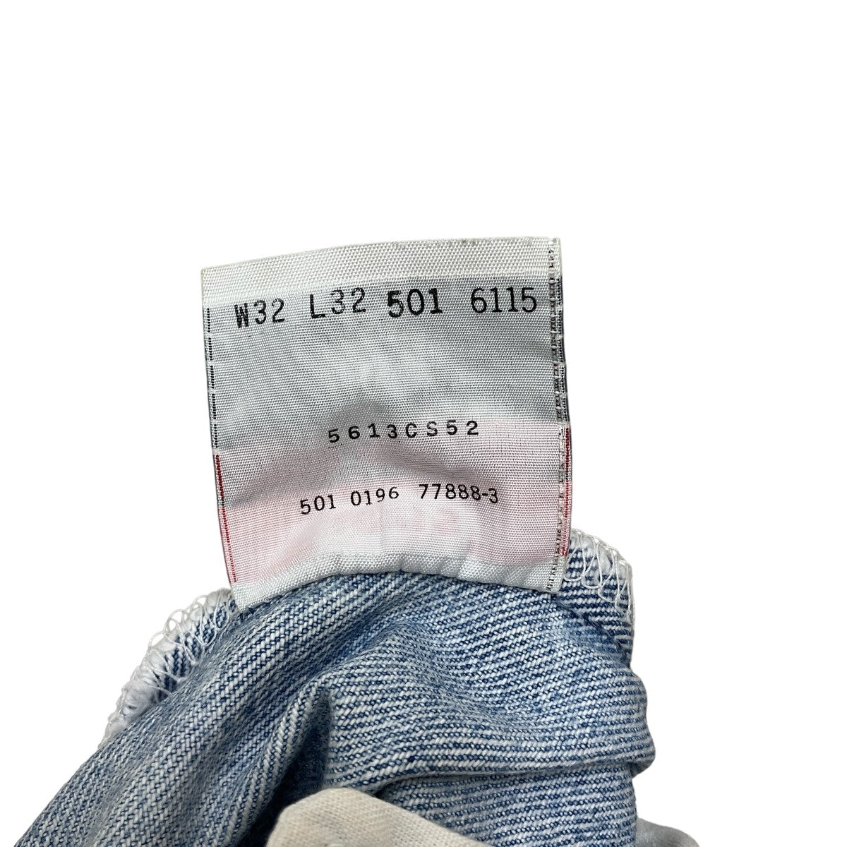 LEVI’S 90S vintageデニムパンツ501 0196 古着・中古-6枚目のアイテム画像