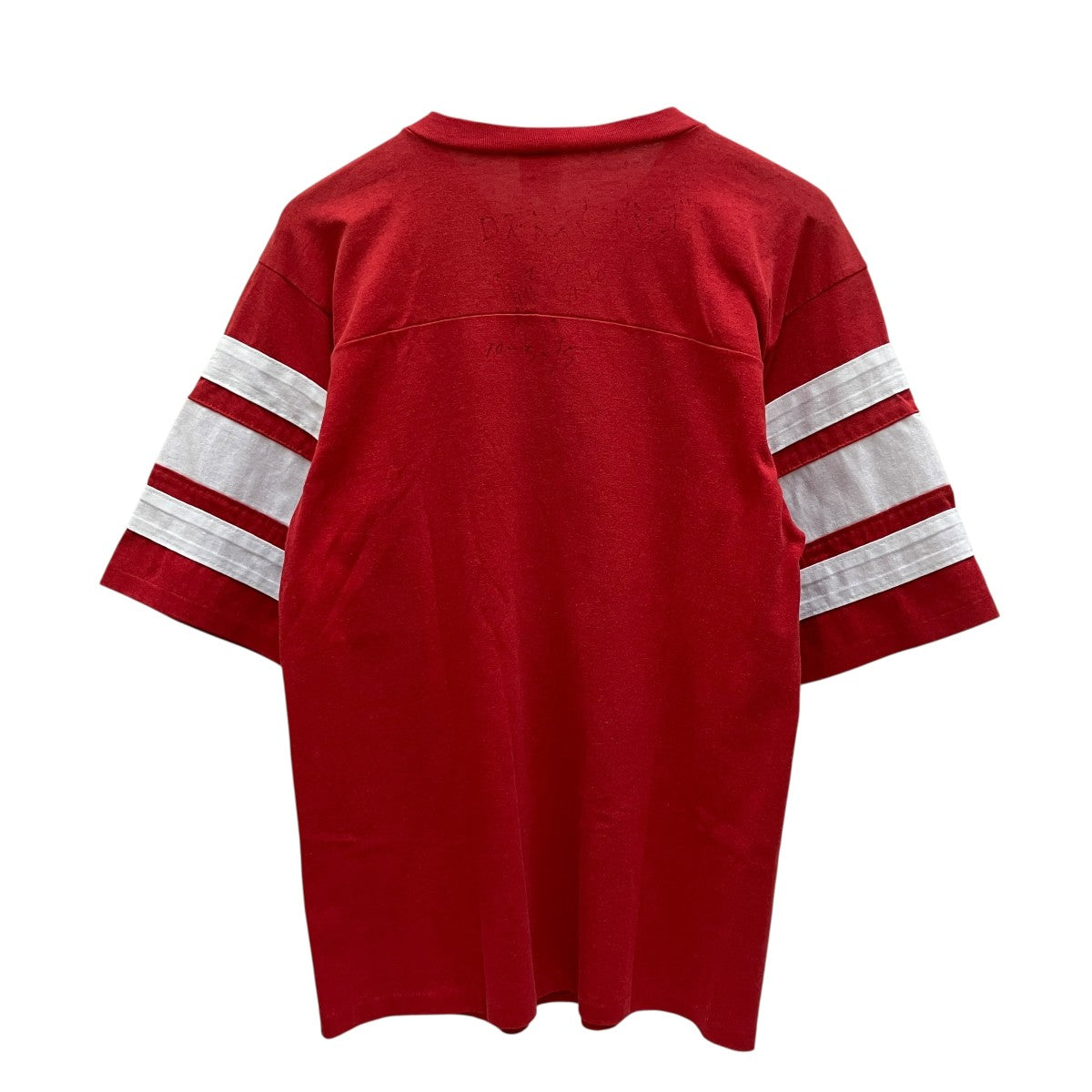 80S vintageVネックTシャツ