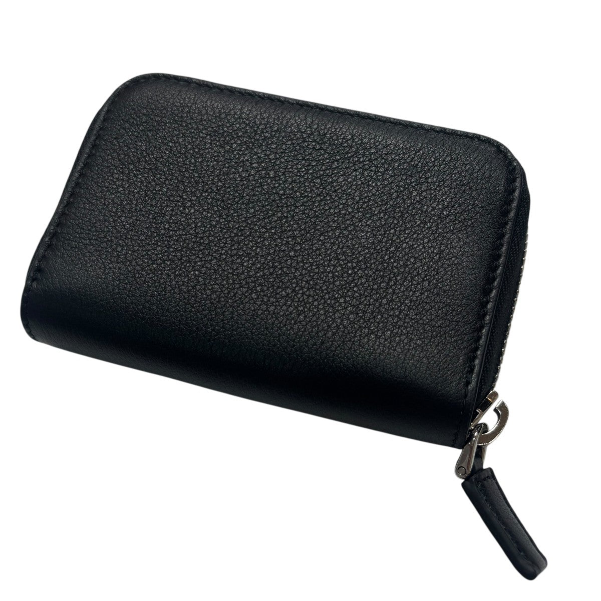 PRADA(プラダ) サフィアーノレザーキーストラップキーリング ブラック