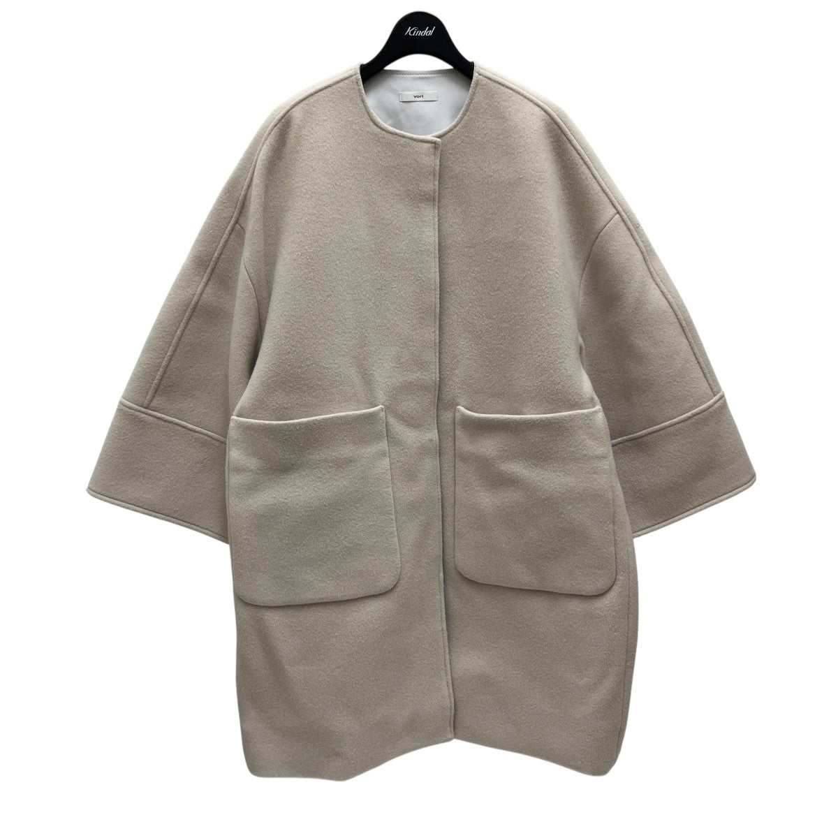 yori(ヨリ) ノーカラーコートYR2225-097AW YR2225-097AW ベージュ