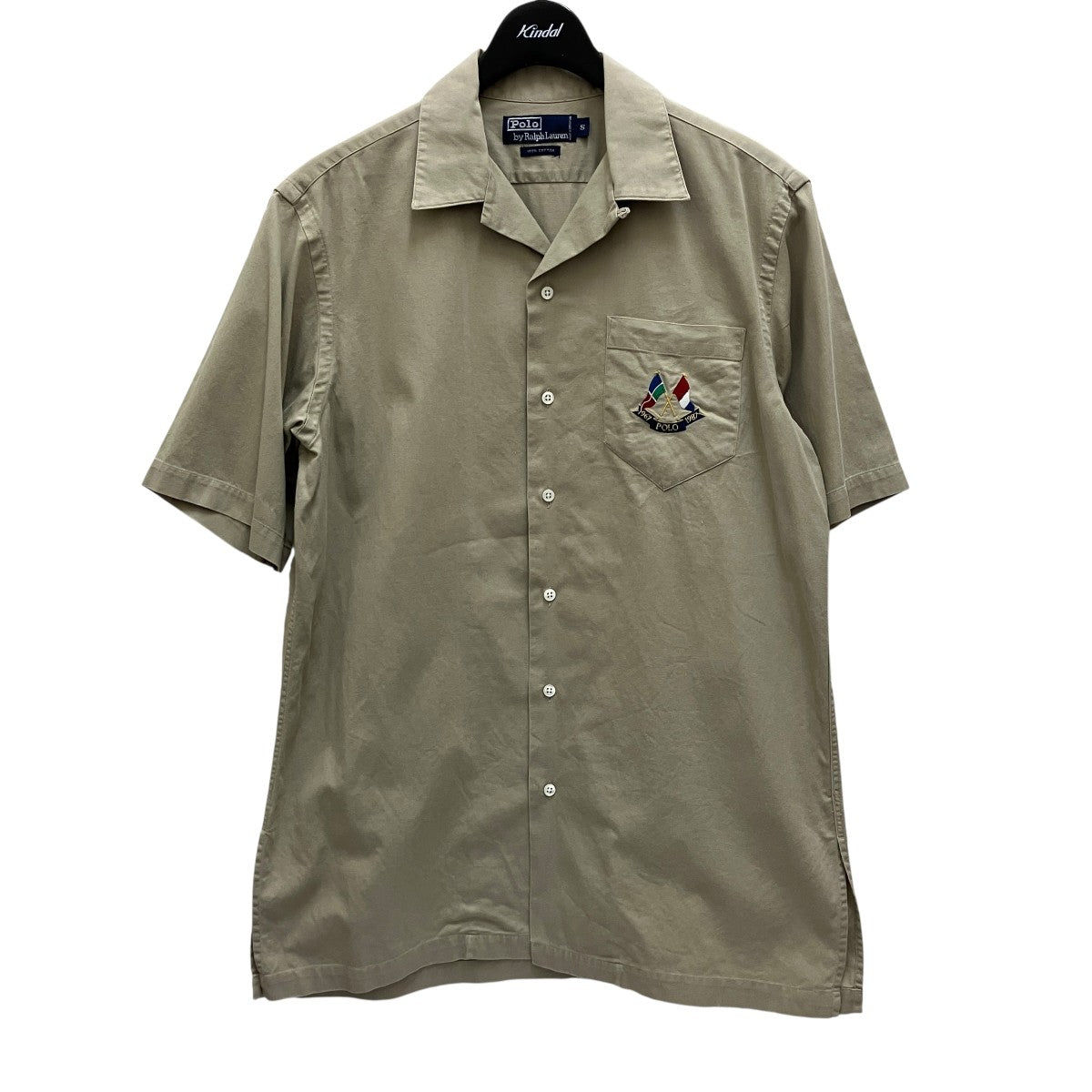 Polo by Ralph Lauren 半袖シャツ L ベージュ 中古・古着通販】POLO RALPH LAUREN (ポロ・ラルフローレン