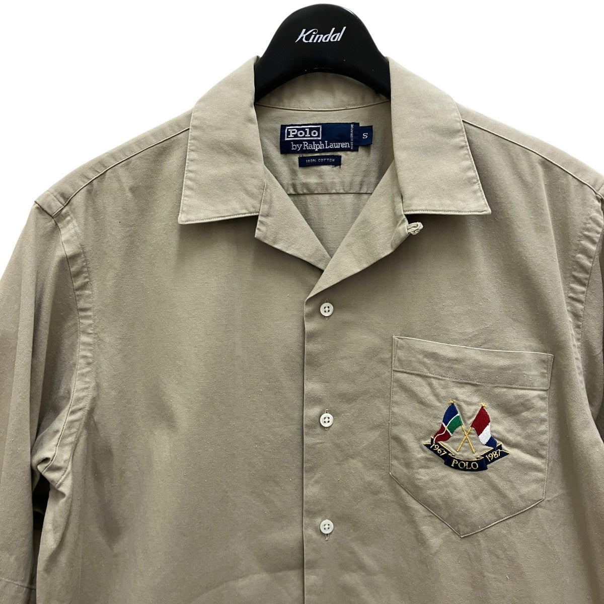 Polo by Ralph Lauren 半袖シャツ L ベージュ 中古・古着通販】POLO RALPH LAUREN (ポロ・ラルフローレン