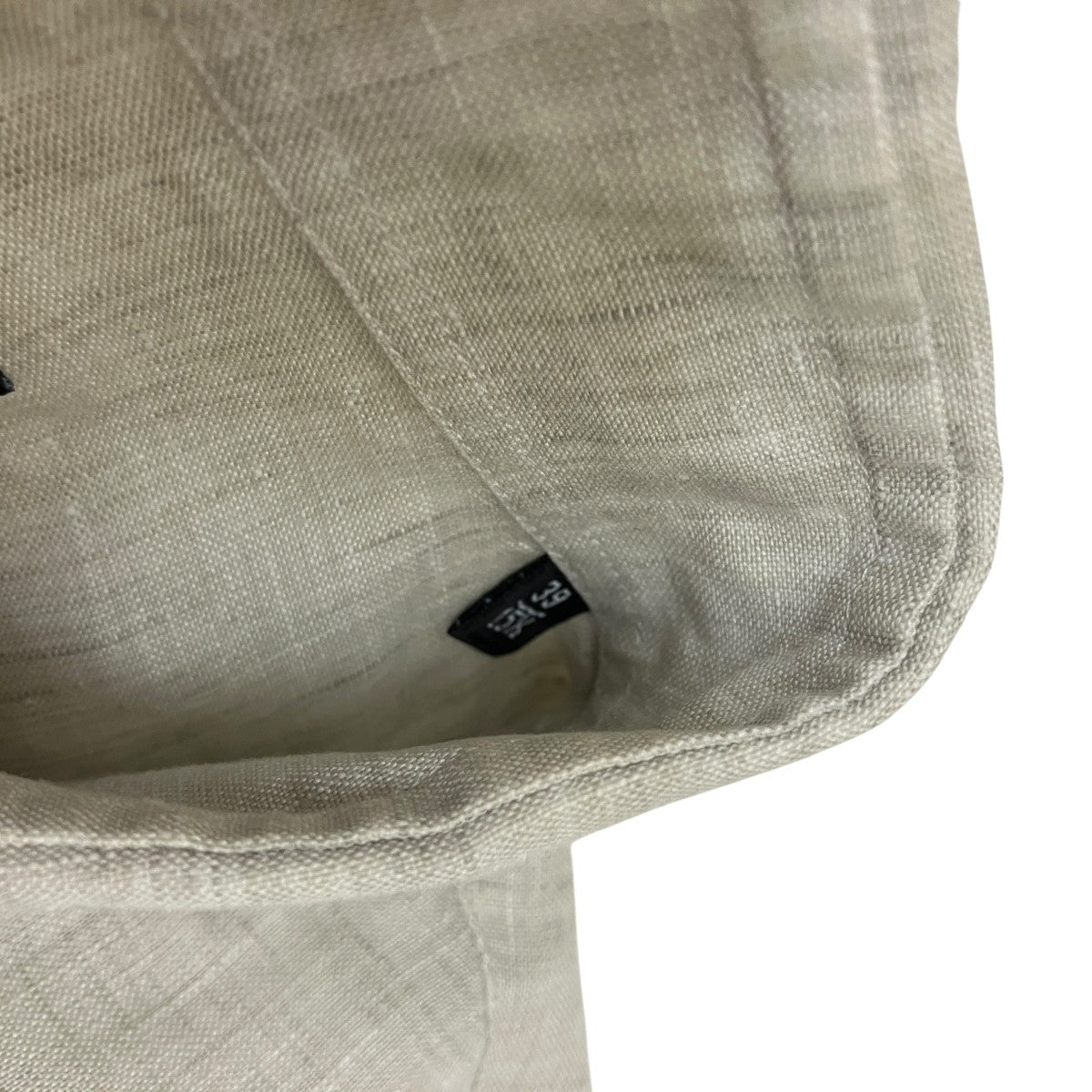 美品✨ジョルジオアルマーニ リネン100%シャツ スタンダードカラー ベージュ GIORGIO ARMANI(ジョルジオ・アルマーニ) レギュラーカラー