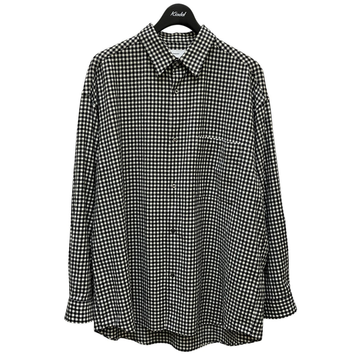Graphpaper×Marzotto Gingham Oversized Shirtギンガムチェック