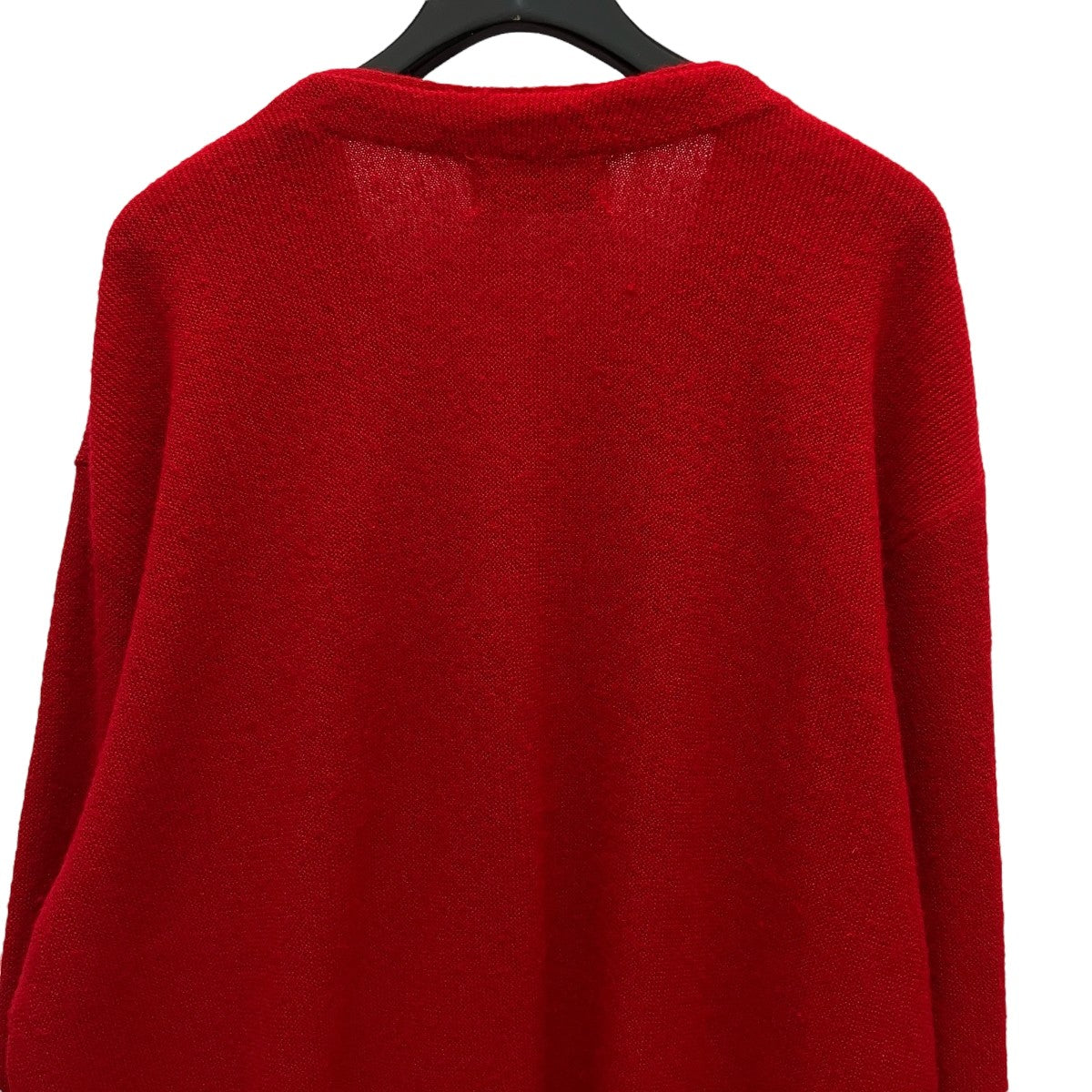 【80s～ Izod Lacoste】XL USA製 ニット カーディガン 赤 80s～ Izod Lacoste】XL USA製 ニット カーディガン 赤