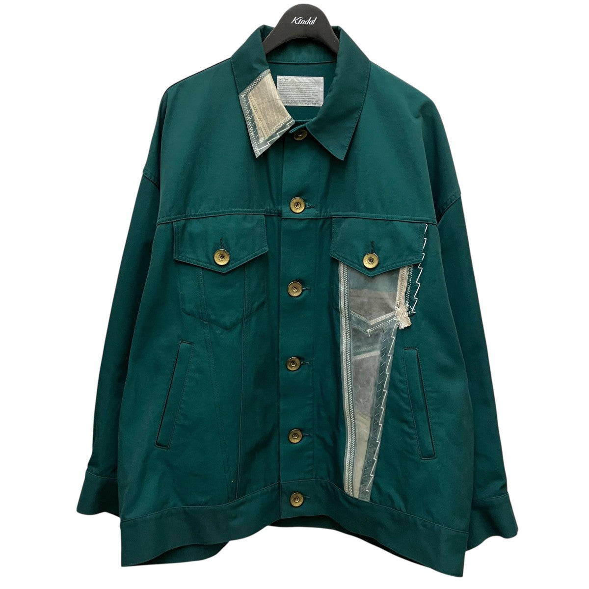 KOLOR TRUCKER JACKET N Cトラッカージャケット22SCM-G05106 古着・中古-1枚目のアイテム画像