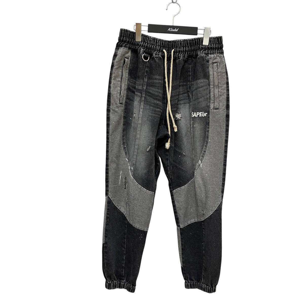 SAPEur サプール　デニム　トラックパンツ　キッズ　子供用 SAPEur サプール Denim Track Pants デニムトラックパンツ