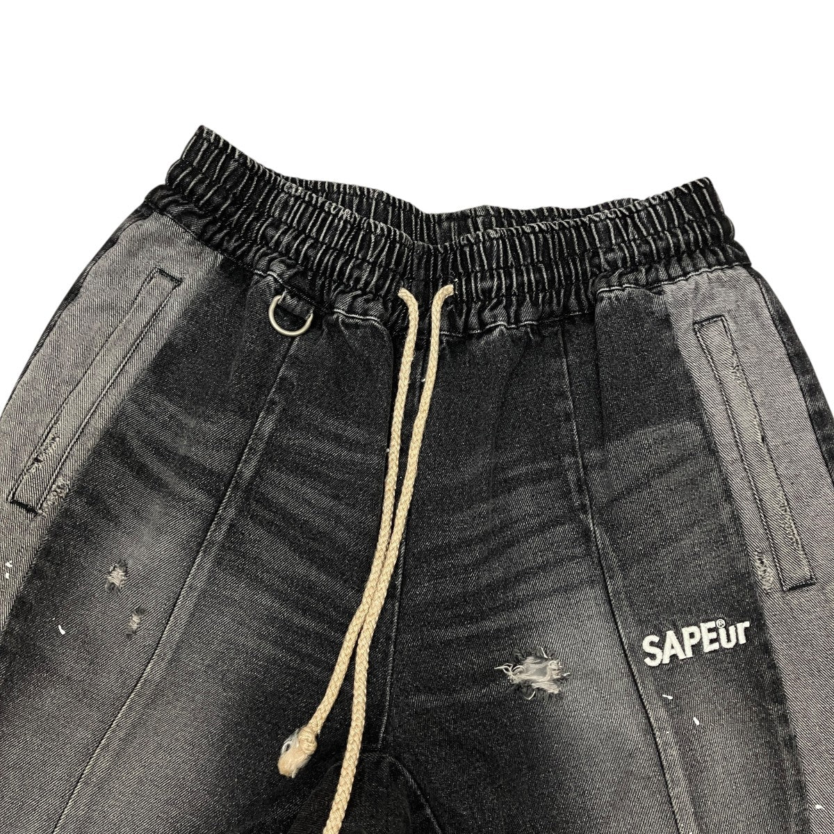 SAPEur(サプール) VINTAGE DENIM PANTSイージーパンツ グレー
