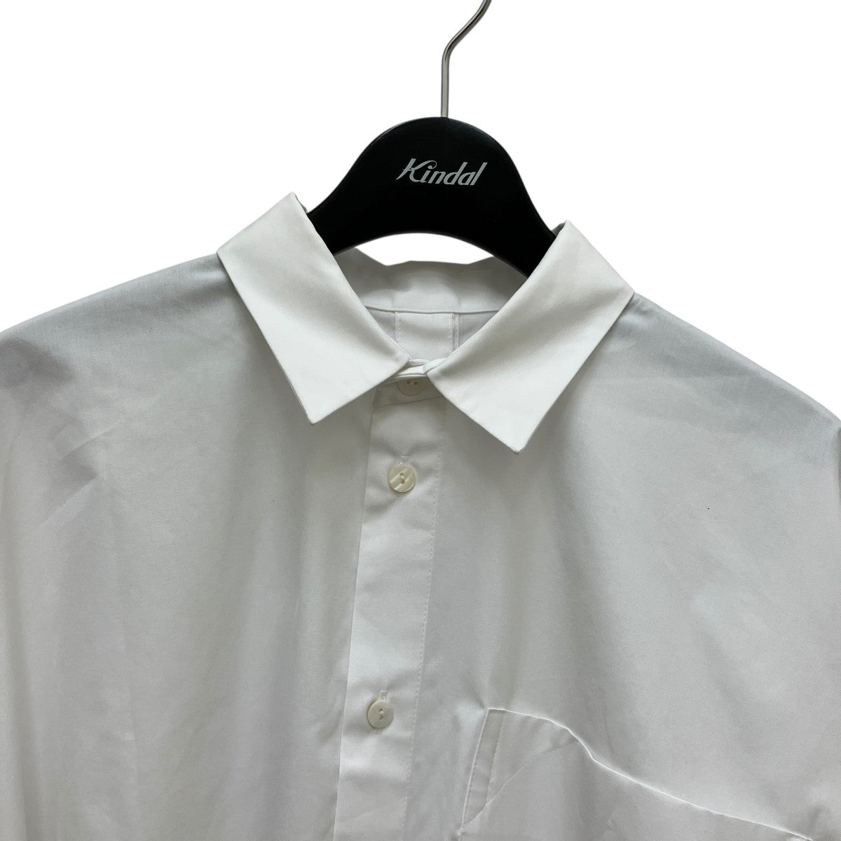 ENFOLD グレーシャツ ENFOLD(エンフォルド) 25SSCIRCLE SHIRT．長袖シャツ300IS230