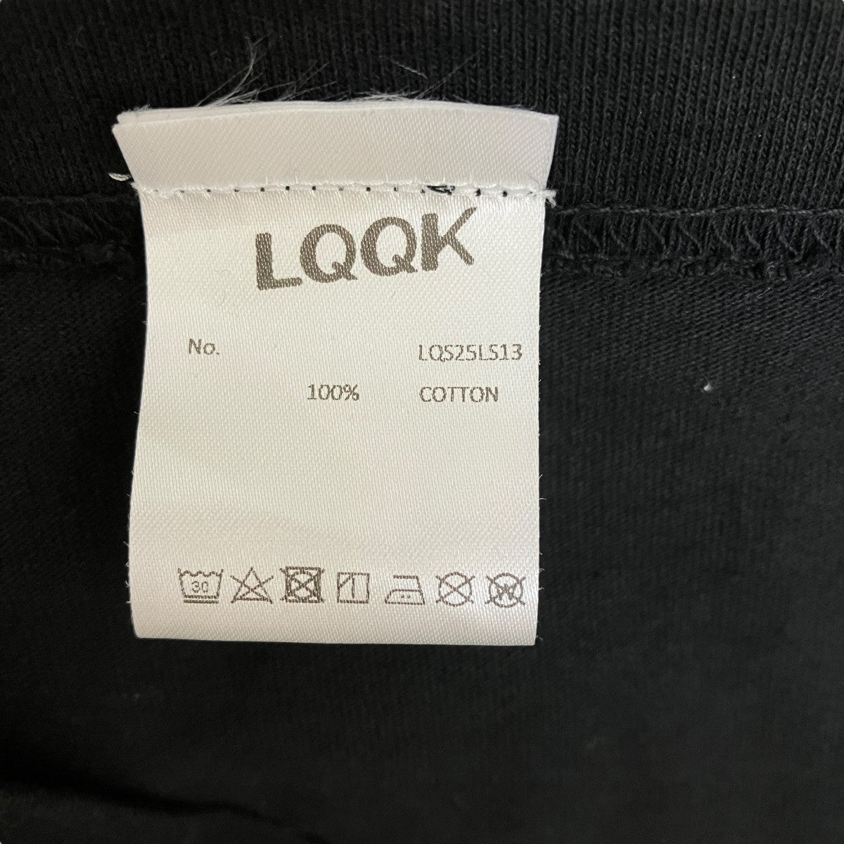 LQQK STUDIO MORTOCYCLE TEE長袖TシャツLQS25LS13 古着・中古-6枚目のアイテム画像