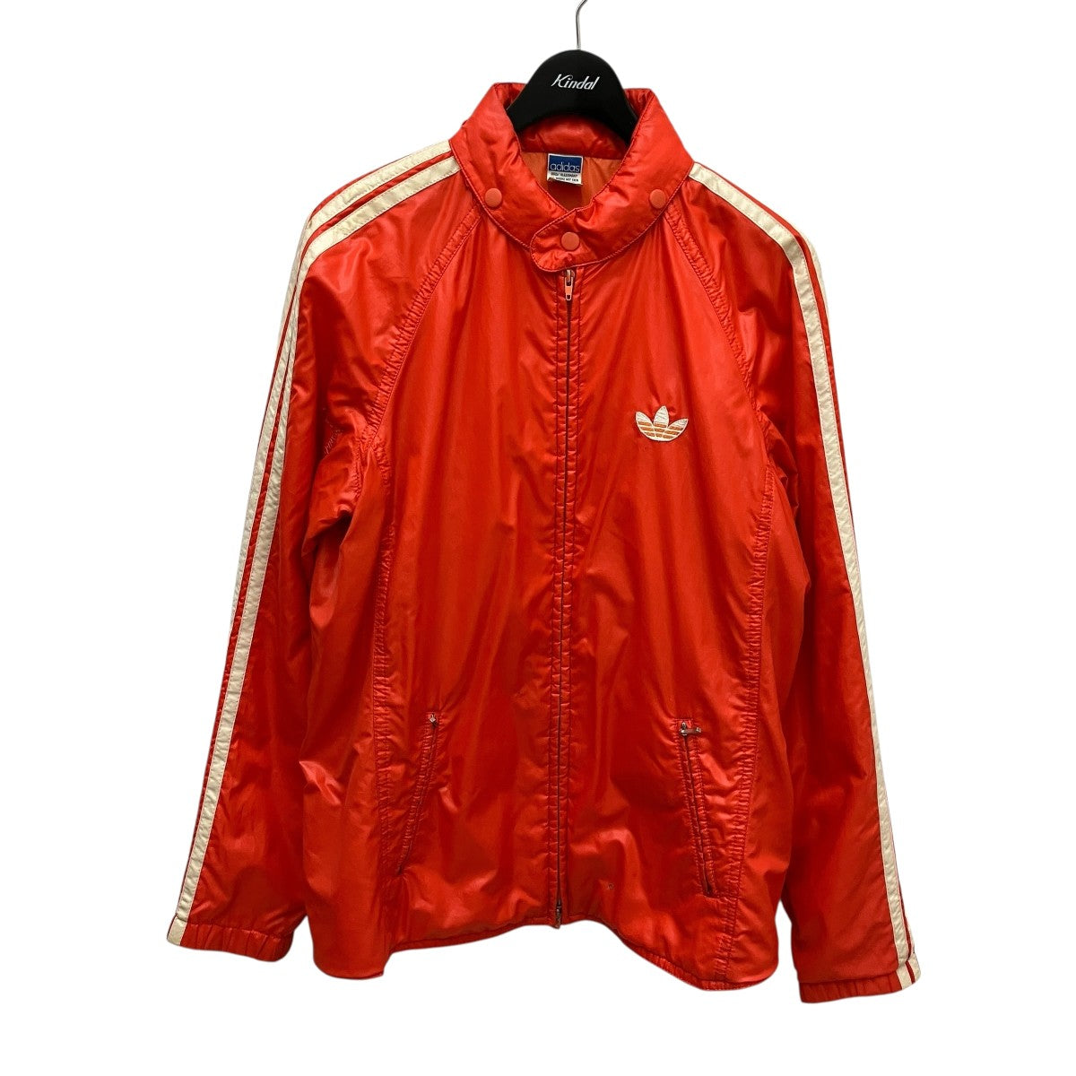 00s adidas ナイロンジャケット オレンジ adidas(アディダス) 70's vintageナイロンジャケット オレンジ