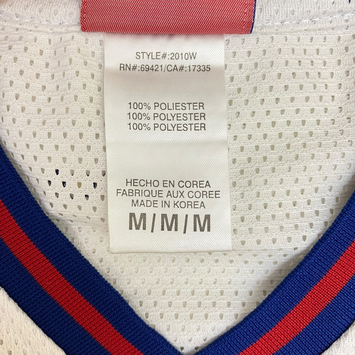 REEBOK(リーボック) CIANTS 25ゲームシャツ ホワイト サイズ M｜【公式