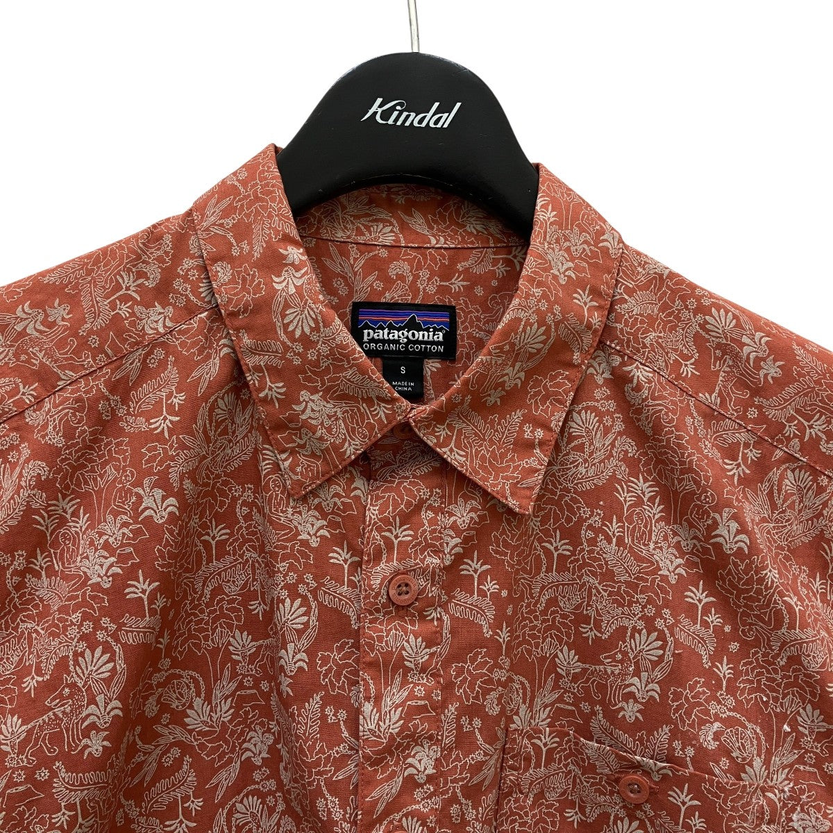 Patagonia(パタゴニア) 総柄半袖シャツ52691 52691 オレンジ サイズ S