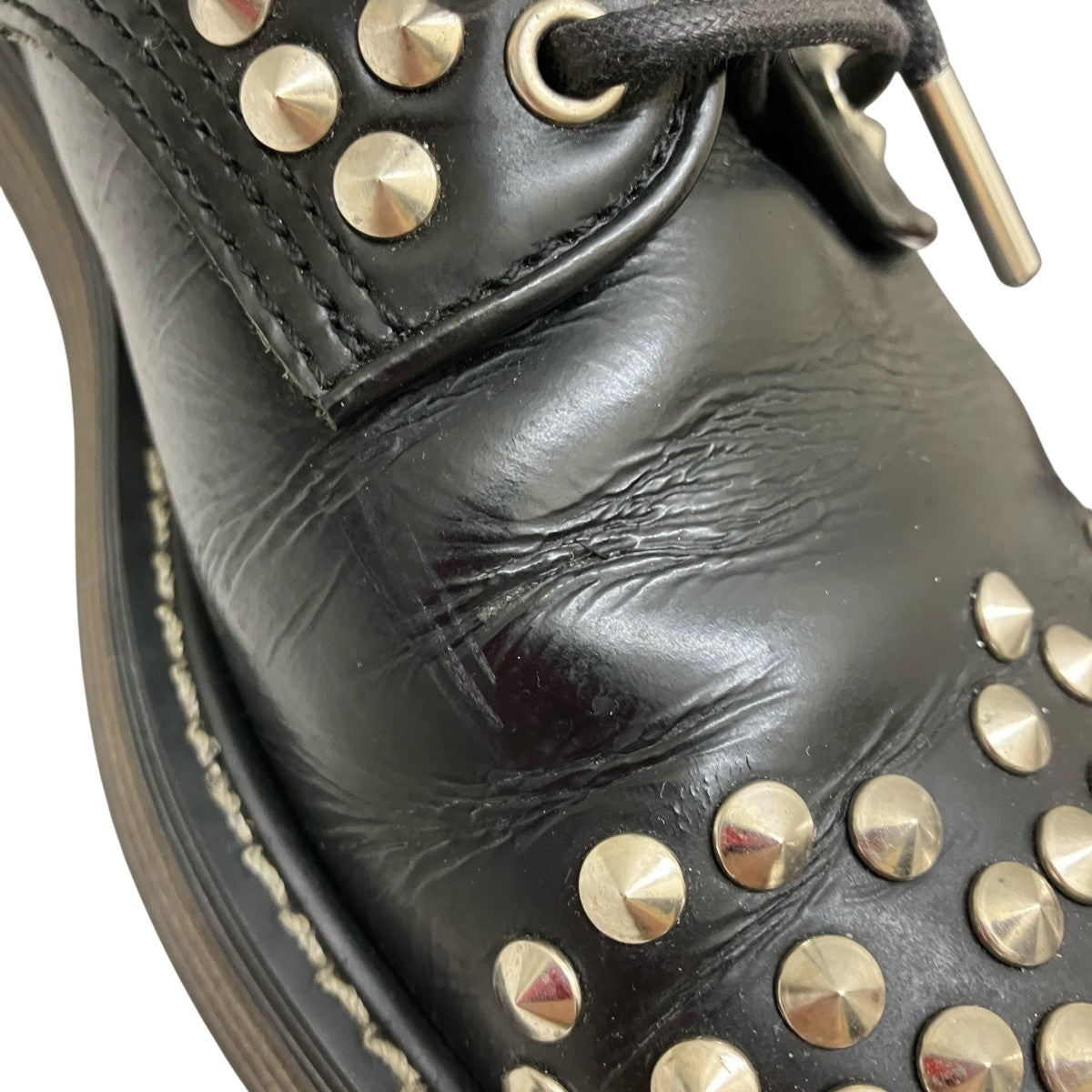 Vaporize(ヴェイパライズ) プレーントゥ スタッズ レザー