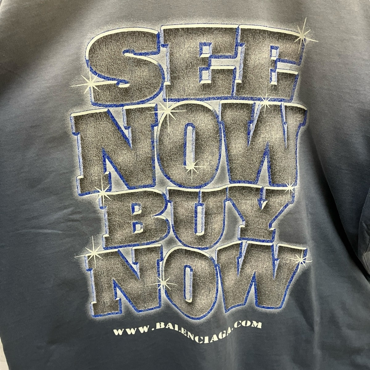 BALENCIAGA(バレンシアガ) SNBN ダメージ加工Tシャツ