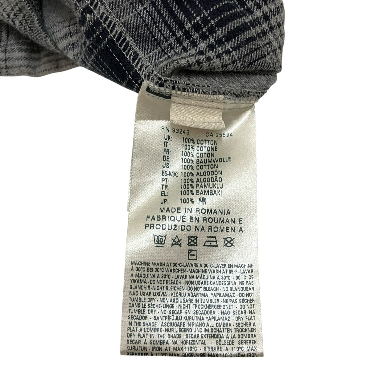 DIESEL BLACK GOLD(ディーゼルブラックゴールド) オンブレチェック