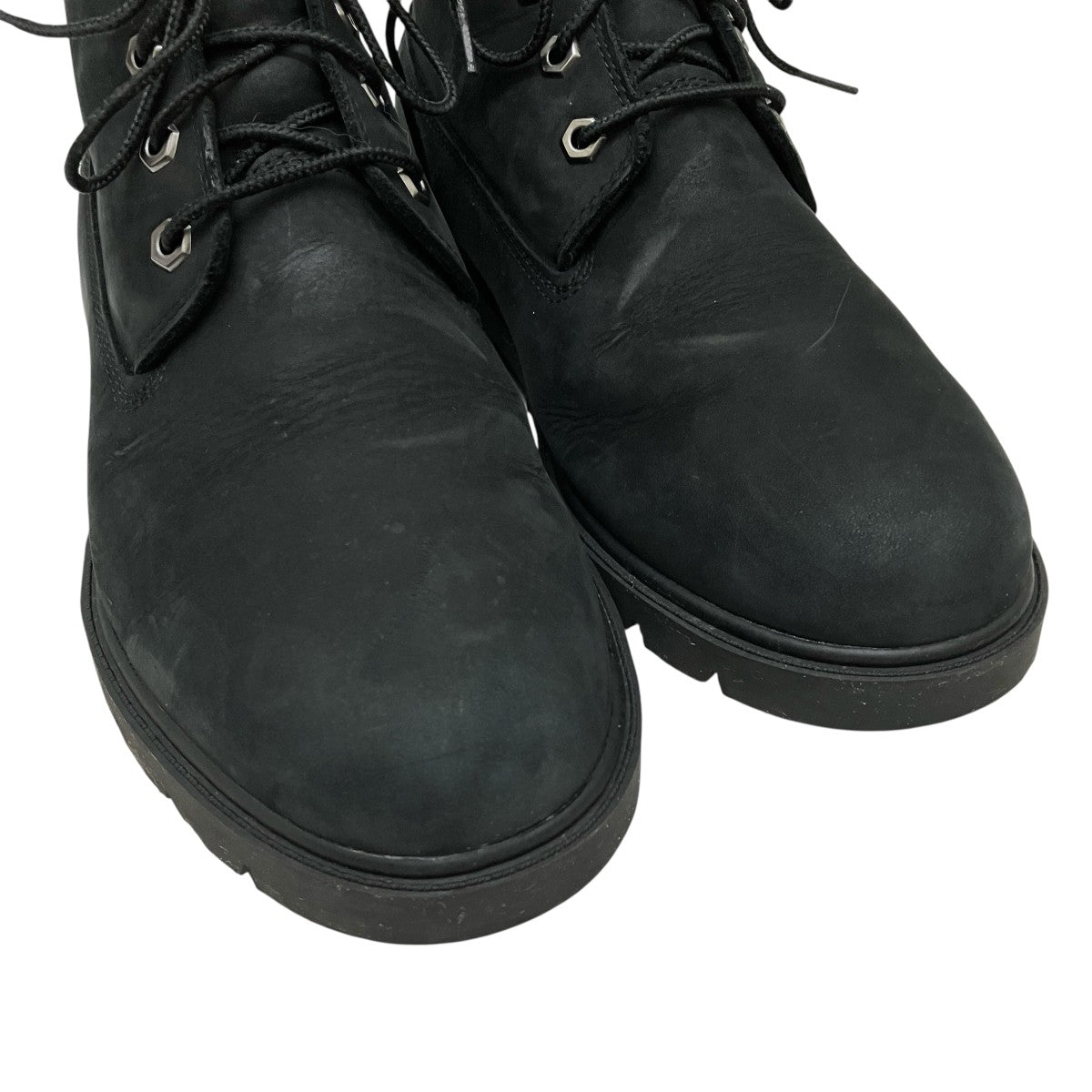 Timberland　シンプルなブラックブーツ Timberland 6 Premium Boot (Black Nubuck)（ブーツ