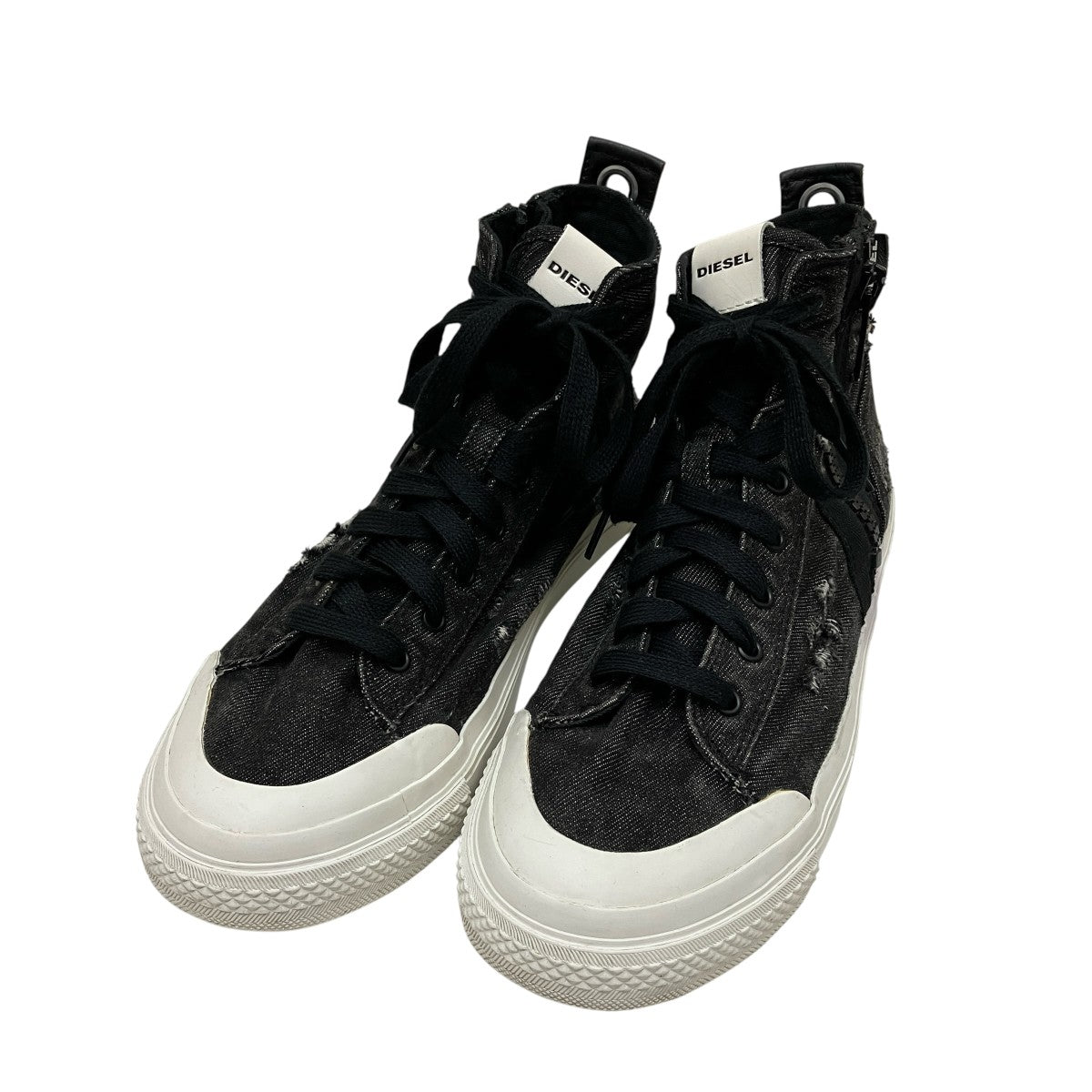 テル DIESEL(ディーゼル) デニムスニーカー ブラック サイズ 26.5cm