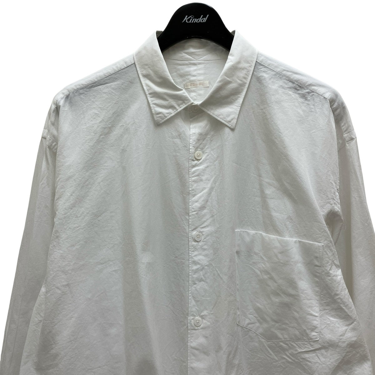 美品　comoli コモリ　コットン　カバーオール　22ss ホワイト　3 COMOLI（コモリ）KHADIコットン ジャケット B01-01012