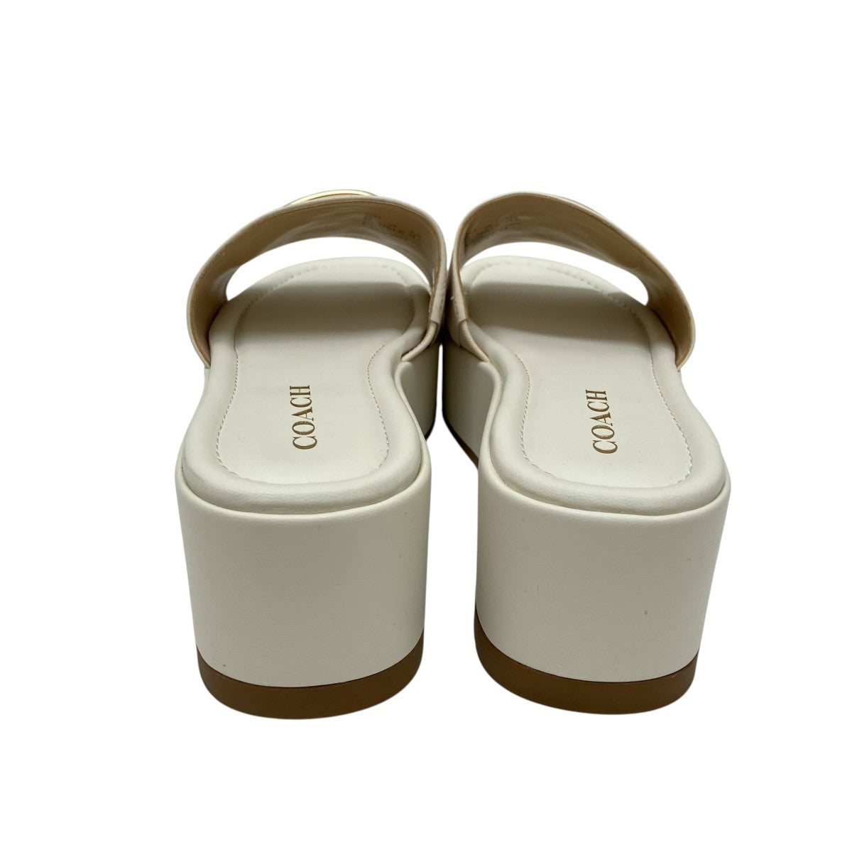COACH(コーチ) サンダルCI063 CI063 ホワイト サイズ 8｜【公式