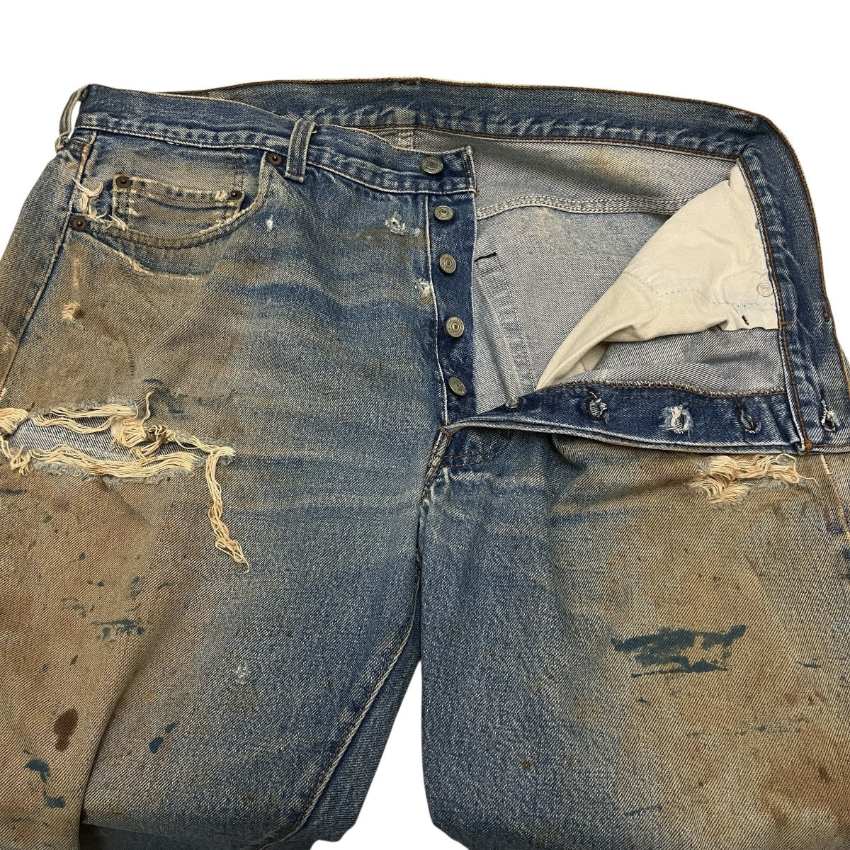 LEVI'S(リーバイス) 80S vintage 黒カン 赤耳デニムパンツ501